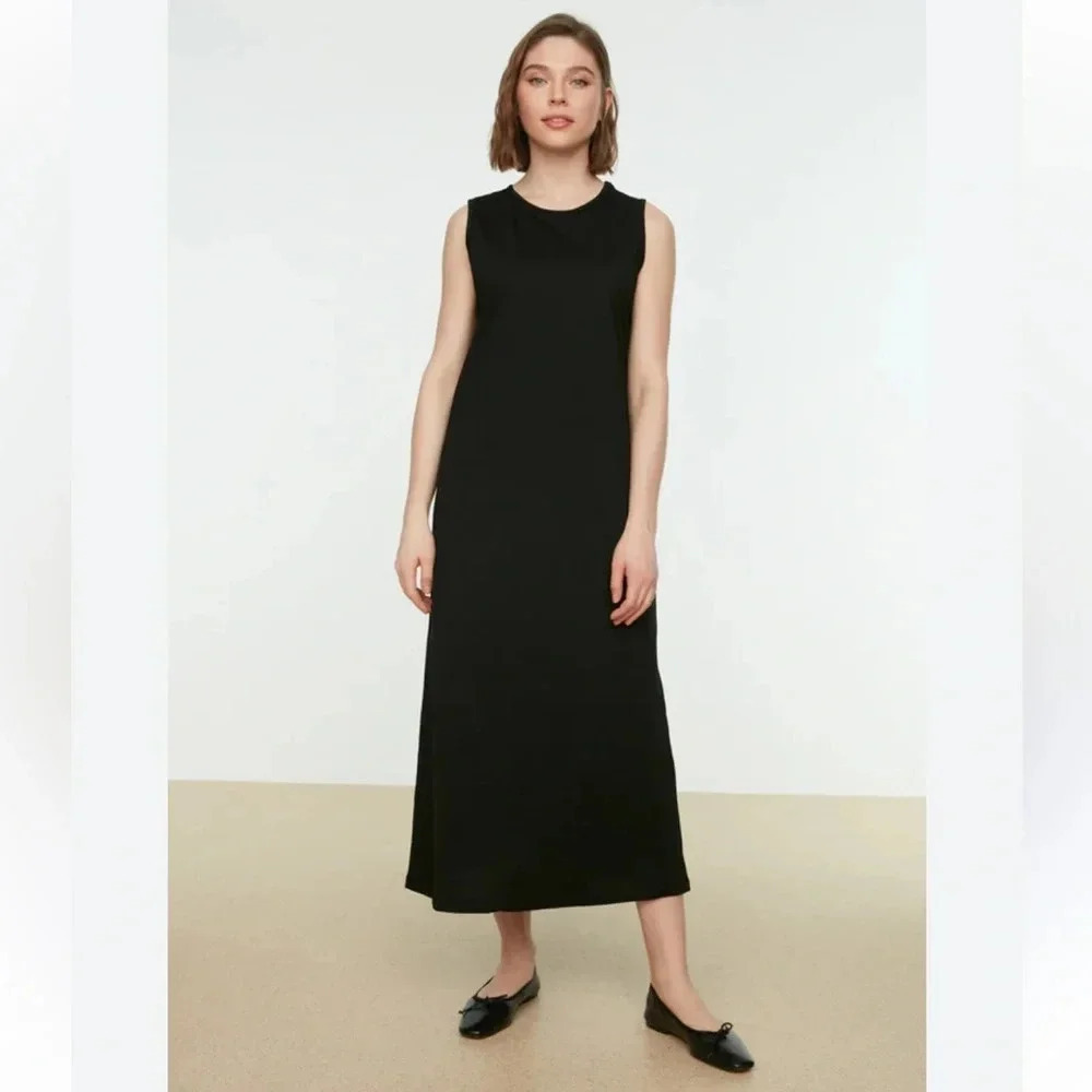 Vintage - Comrags Y2K Little Black Shift Dress